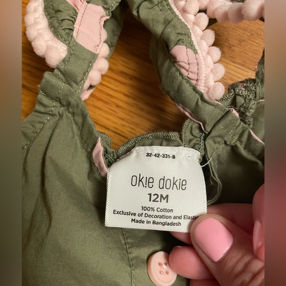 TWO Pink/Green Onsies - Size 12 Month - Picture 3 of 8